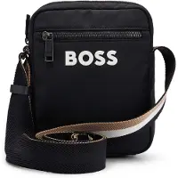 BOSS for man. 50511961 Black Catch 3.0 Bag (OSFA), Casual, Recycled Polister