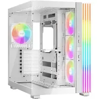 be quiet! LIGHT BASE 600 LX -miditornikotelo ikkunalla ja RGB-valaistuksella, valkoinen
