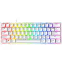 Razer Huntsman Mini, Mini, Langallinen, USB, Optinen näppäinkytkin, QWERTY, Valkoinen