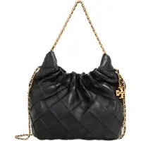 Tory Burch Fleming Mini Hobo Bag - Black - ONE SIZE