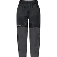 Vaude Kids Escape Pants VI, sadehousut, musta