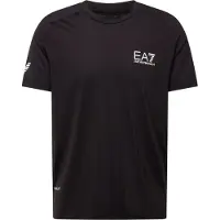 Emporio Armani Toiminnallinen paita musta / valkoinen