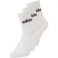 Adidas Sukat - 3 kpl - C Lin Crew - Valkoinen/Musta - - 31/33 - Sukat