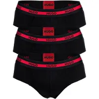 HUGO for man. 50492378 Pack 3 Black Triplet briefs (XL), Homewear, Cotton