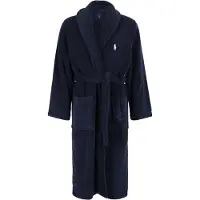 Ralph Lauren for man. 714853990001 Navy cotton terry dressing gown (L-XL), Homewear