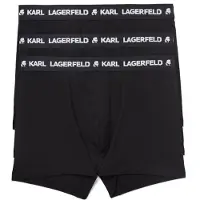 Karl Lagerfeld Bokserishortsit musta / valkoinen