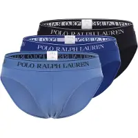 Ralph Lauren for man. 714835884004 Set of 3 blue briefs (M), Homewear, Cotton