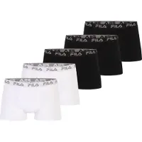 FILA Bokserishortsit harmaa / musta / valkoinen