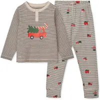 Liewood Wilhelm Printed Pyjamas Set - Multi/patterned - 128