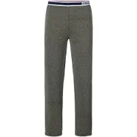 s.Oliver Pyjamahousut beige / laivastonsininen / musta / valkoinen
