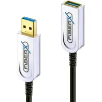 PureLink | FiberX Series | USB-A - USB-A | 3.2 Gen 2 | 20m | Musta