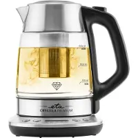 Eta Lasinen vedenkeitin ETA915390000 Crystela PREMIUM ruostumattomasta teräksestä, lämpötilan säätö