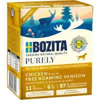 Purely 6x370g Paté peura Bozita koiran märkäruoka