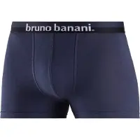 Bruno Banani Bokserishortsit laivastonsininen / meleerattu harmaa / punainen / musta
