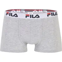 FILA Bokserishortsit meleerattu harmaa / punainen / musta / valkoinen