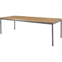 Brafab Nox ruokapöytä 90x238 cm Bambu/antrasiitti