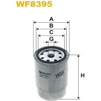 WIX FILTERS Polttoainesuodatin WF8395
