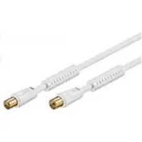 Microconnect Coax M-F 10m White 75 Ohm