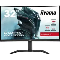 Iiyama Kaareva Pelimonitori - - 32" - QHD - 180Hz - VA-paneeli - 0,2ms - Korkeussäädettävä - GCB3280QSU-B2