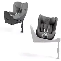 Cybex Sirona T ja kesäpäällinen (pkt) Mirage Grey