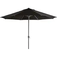 Brafab Abriola aurinkovarjo Charcoal black, Ø330 cm