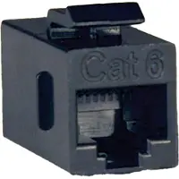 Tripp Lite Cat6 suora modulaarinen in-line snap-in coupler RJ45 F/F - modulaarinen insertti