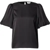 Vila Ellette Satin Puff Lyhythihainen Bluusi