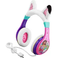 Upcoming Minds Headphones In-Ear Headphones For Phone / Smartphone On Mini Jack 3.5mm For Baby Kids / Gabi Cat House / Ga-140.uexv22