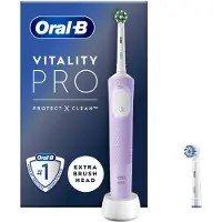 Braun Vitality Pro Electric Toothbrush 2 Brush heads Purple
