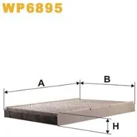 WIX FILTERS Suodatin, sisäilma WP6895