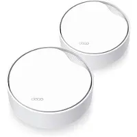 TP-LINK Deco X50-PoE -mesh WiFi -järjestelmä, Wi-Fi 6, AX3000, Dual-band, 2 kpl, PoE, valkoinen