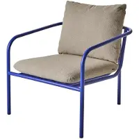 Brafab Bendt Nojatuoli Teddy Beige/Indigo Blue
