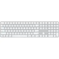 Apple magic keyboard with touch id and numeric keypad for mac models with silicon - us english - white keys