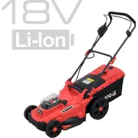 YATO 2 x 18V 43 cm + 2x4.0 Ah akku ja laturi akkuruohonleikkuri