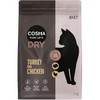 Cosma 2kg kalkkuna & kana kissan kuivaruoka