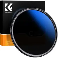 K&F Concept Muuttuva neutraalitiheyssuodatin - - Nano C ND2-400 - Monikerros sininen pinnoite - 72mm - Vähennys 1–8,6 aukkoa