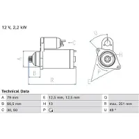 Bosch Starttimoottori 0 986 026 340