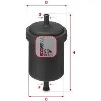 Sofima Polttoainesuodatin S 3900 B