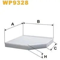 WIX FILTERS Suodatin, sisäilma WP9328