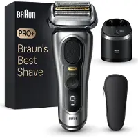 Braun Series 9 PRO+ 9567cc sähköinen karvanpoistolaite puhdistus- ja lataustelakka Silver 1 kpl