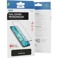 Wave Motorola Moto G 5G Plus/G100 Full Cover näytön suojalasi, musta