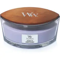 Woodwick Lavender Spa tuoksukynttilä sisältää puusydämen (hearthwick) 453 g