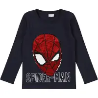 Lindex Spider-Man Langermet Topp - Navy - 128