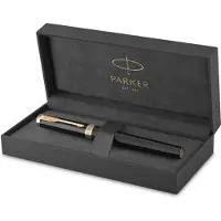 Parker 2182007, Klipsi, Kuulakärkikynä, Musta, 1 kpl, Hienojakoinen