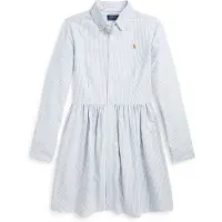 Ralph Lauren Mekko vaaleansininen / valkoinen | 144-147 | girl