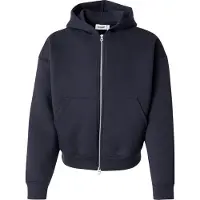 Weekday Simon Scuba Zip Hoodie - Navy - S