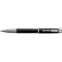 Parker IM Rollerball Pen | Black Lacquer with Chrome Trim | Fine Point Black Ink | Gift Box