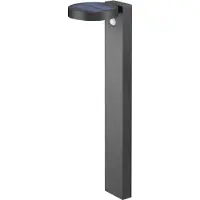 TRIO Posadas LED aurinkokennopylväsvalaisin 60cm 4,5W antrasiitti liiketunnistimella
