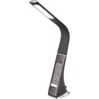 TRIO Francy LED pöytävalaisin 5000K 4,8W 35cm musta