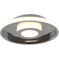 TRIO Ascari LED kattovalaisin IP44 30cm 3000K 28W kromi